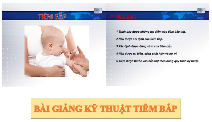 Bài giảng kỹ thuật tiêm bắp PPT, PDF