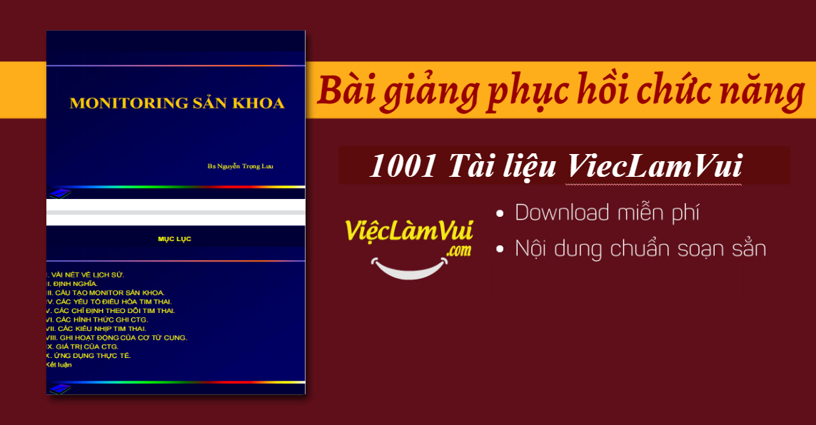 Monitoring sản khoa bài giảng Powerpoint