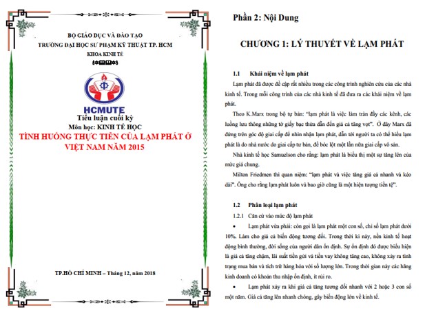 Top 5 tiểu luận về lạm phát