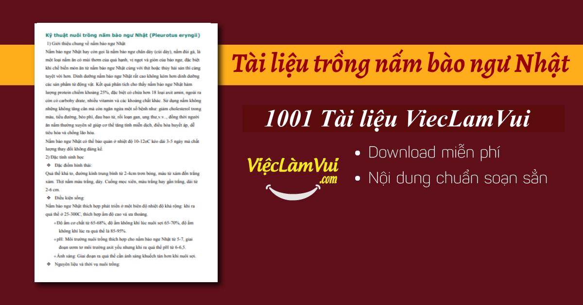 tài liệu trồng nấm bào ngư 