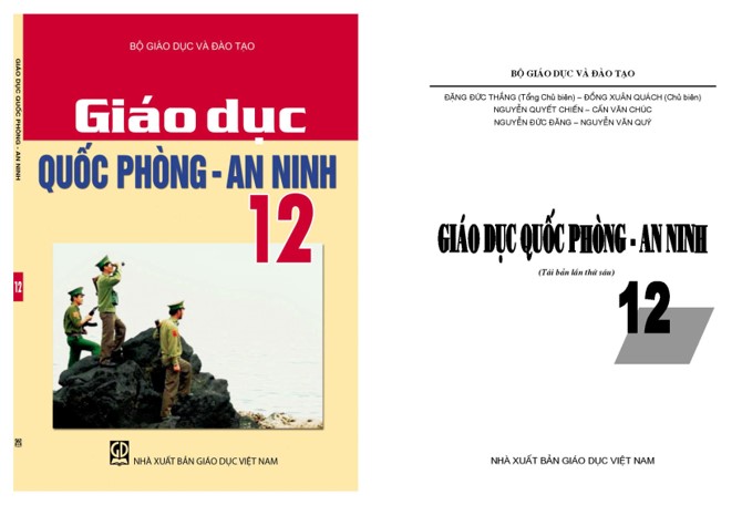 Sách giáo khoa quốc phòng 12 PDF