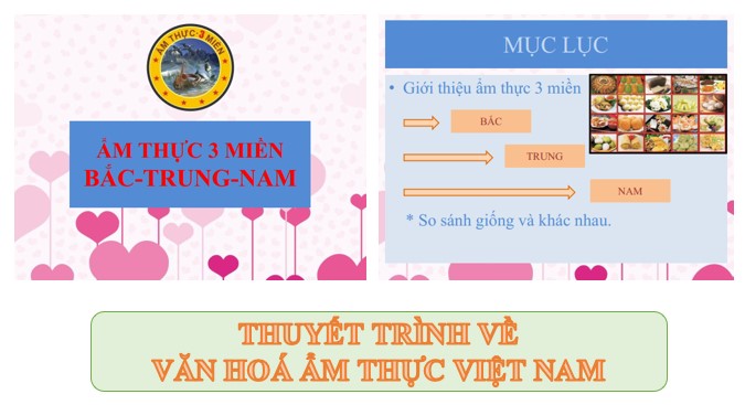 Thuyết trình về văn hóa ẩm thực Việt Nam PPT, PDF