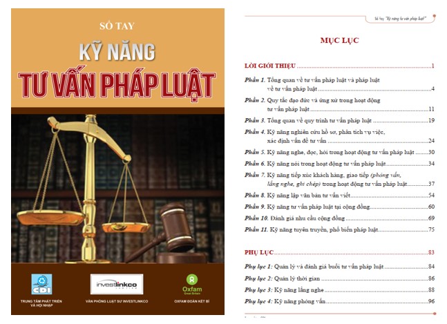 Ebook Sổ tay kỹ năng tư vấn pháp luật PDF