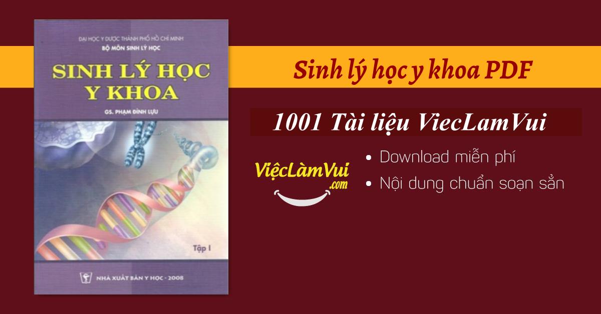 Sinh lý học y khoa PDF