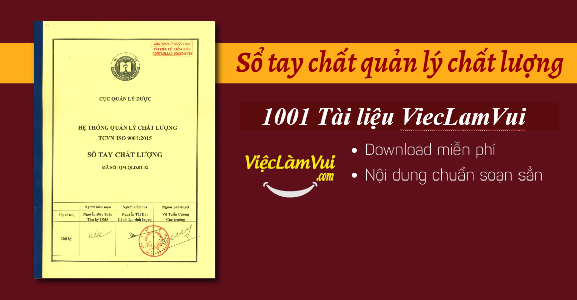 Sổ tay quản lý chất lượng