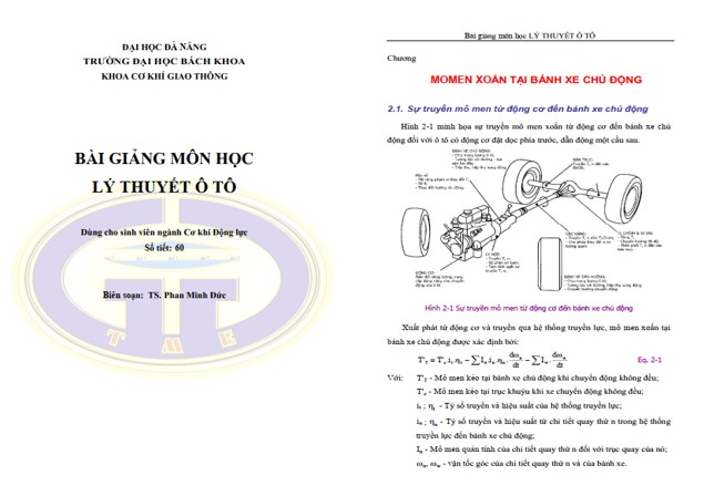 Bài giảng lý thuyết ô tô