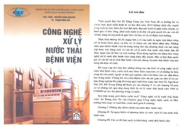 Giáo trình công nghệ xử lý nước thải bệnh viện PDF