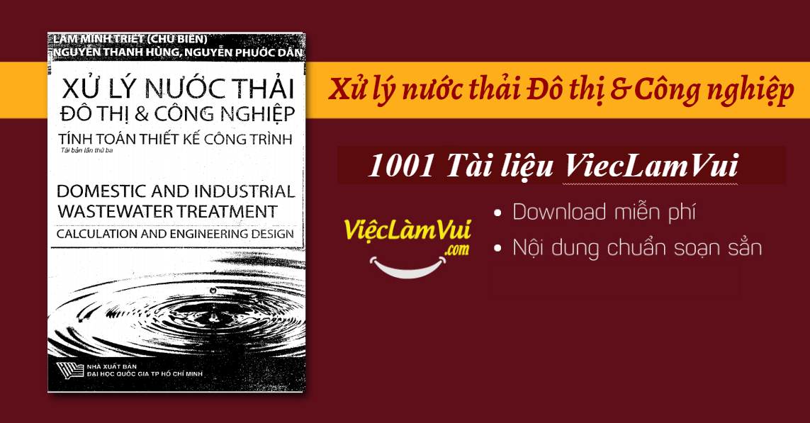 Sách xử lý nước thải Lâm Minh Triết PDF