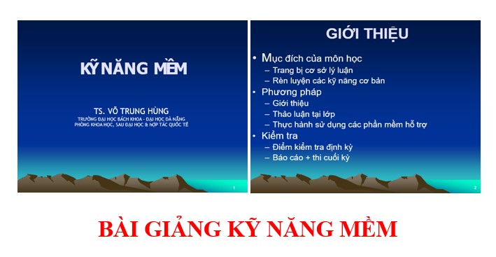 Bài giảng kỹ năng mềm PPT, PDF