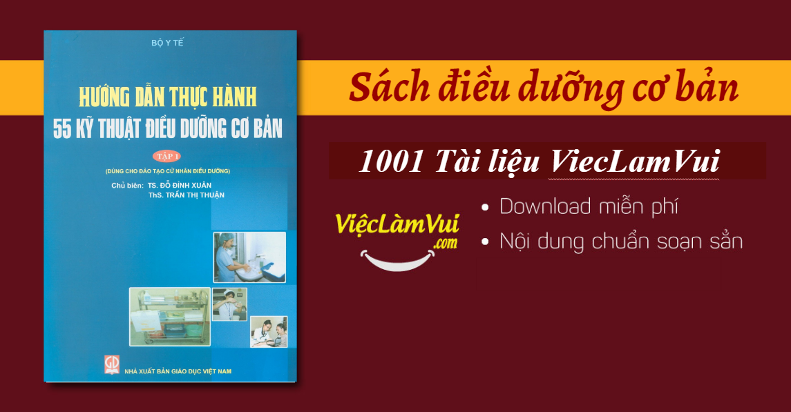 Download sách điều dưỡng cơ bản PDF