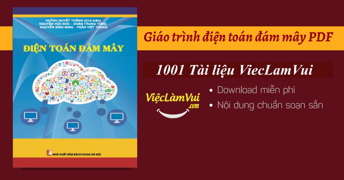 Giáo trình điện toán đám mây PDF