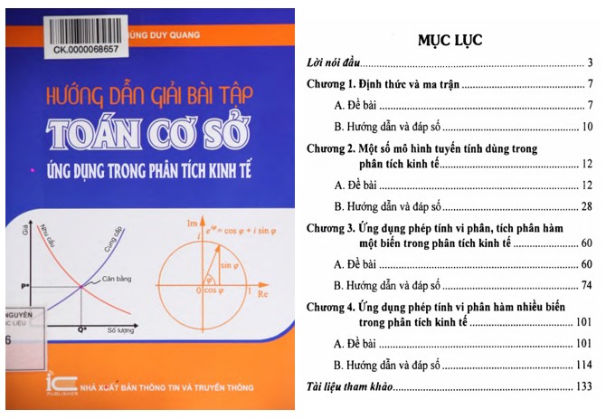 Bài tập toán cơ sở có lời giải