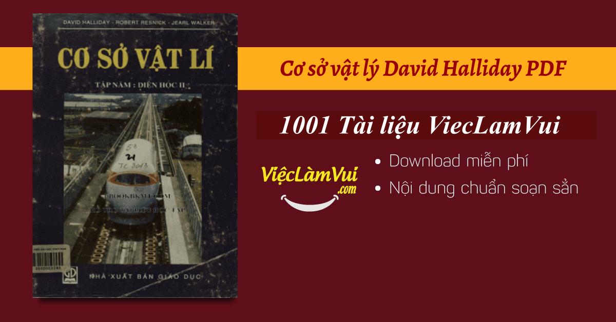 Cơ sở vật lý David Halliday PDF