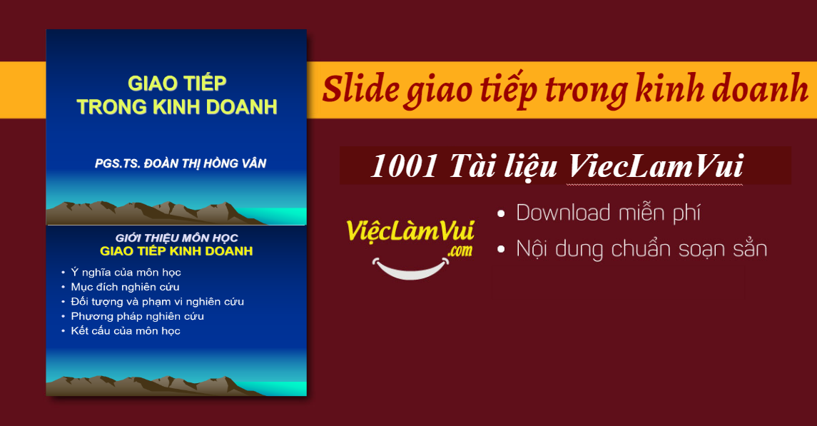 Slide giao tiếp trong kinh doanh