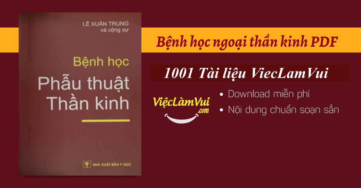 Bệnh học ngoại thần kinh PDF