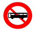 Biển báo cấm xe ô tô khách - ViecLamVui