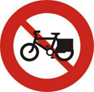 Biển báo cấm xe đạp thồ