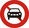 Biển báo cấm xe ô tô - ViecLamVui