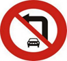 Biển báo cấm xe ô tô rẽ trái - ViecLamVui