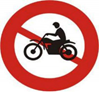 Biển báo cấm xe máy - ViecLamVui