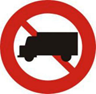 Biển báo cấm xe ô tô tải