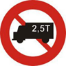 Biển báo cấm xe ô tô tải