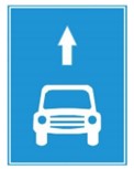 Biển số R.412f “Làn đường dành cho ôtô”