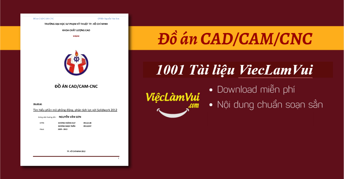 đồ án CAD CAM CNC - ViecLamVui
