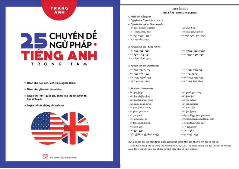 Sách 25 chuyên đề ngữ pháp tiếng Anh PDF