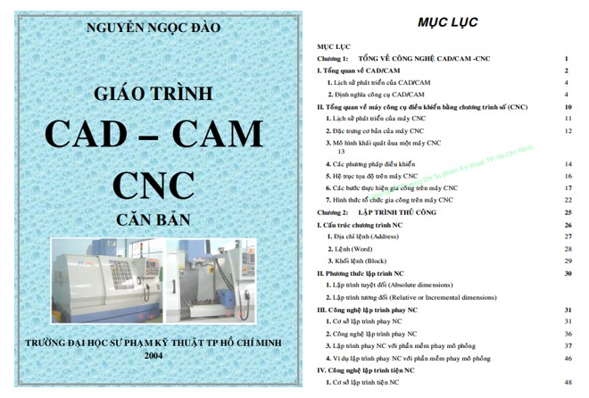 Giáo trình công nghệ CAD CAM CNC - ViecLamVui