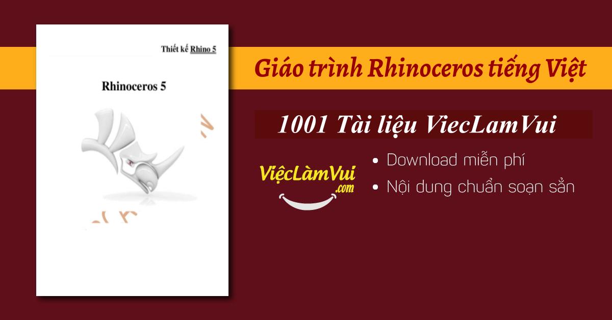 Giáo trình Rhinoceros tiếng Việt PDF