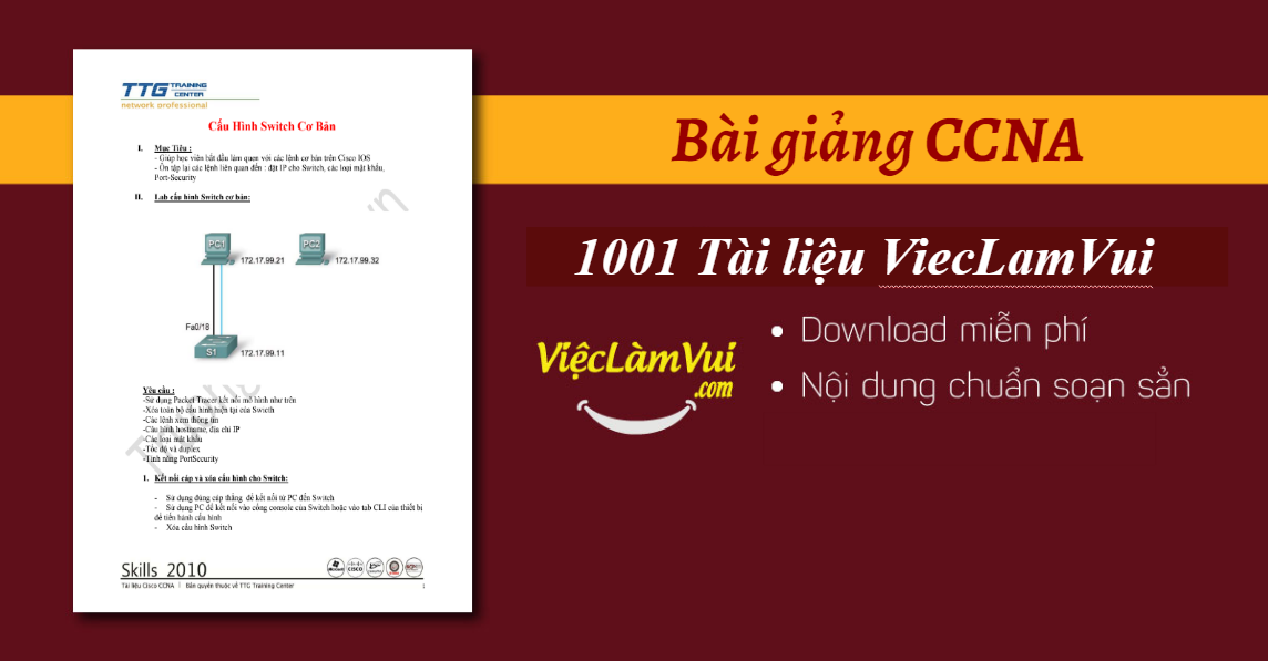 Bài giảng CCNA