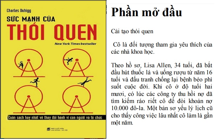 Sức mạnh của thói quen PDF