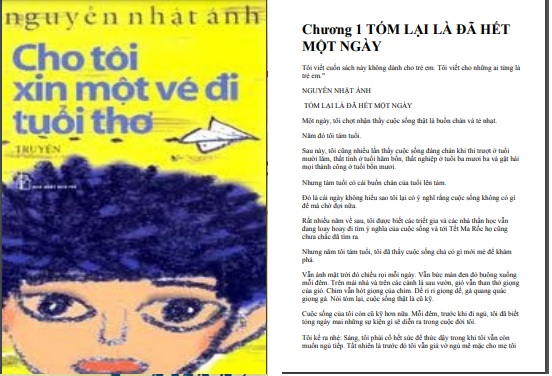Cho tôi xin một vé đi tuổi thơ PDF