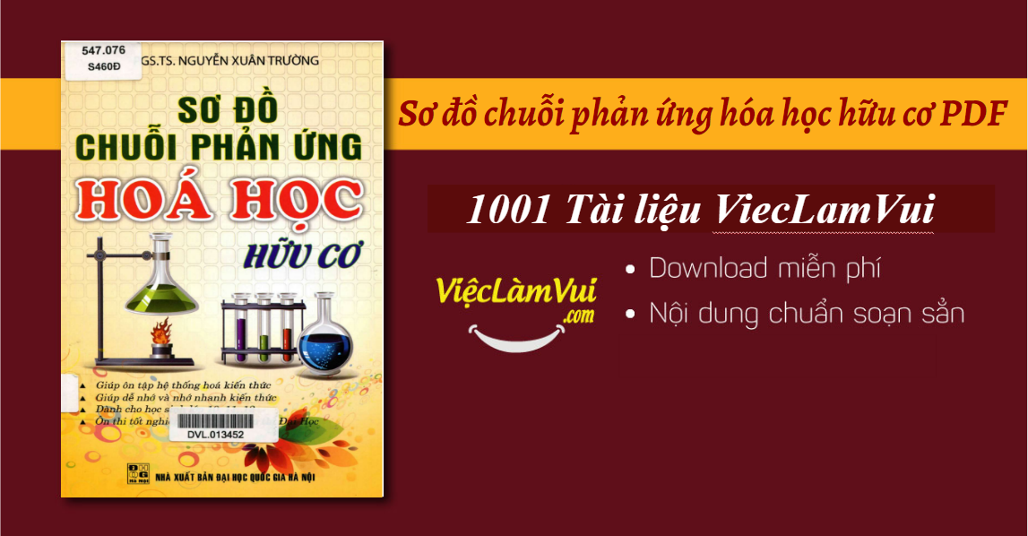 Sơ đồ chuỗi phản ứng hóa học hữu cơ PDF