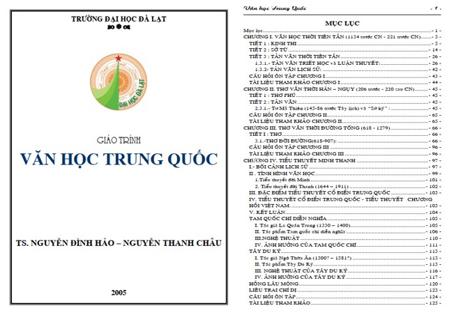 Giáo trình văn học Trung Quốc PDF