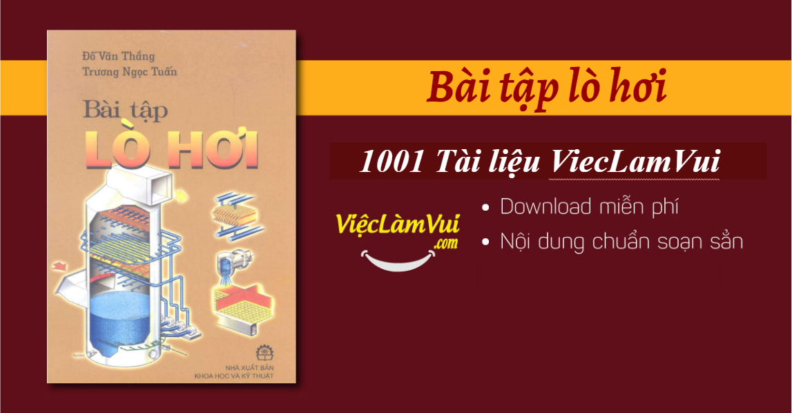 Ebook bài tập lò hơi PDF