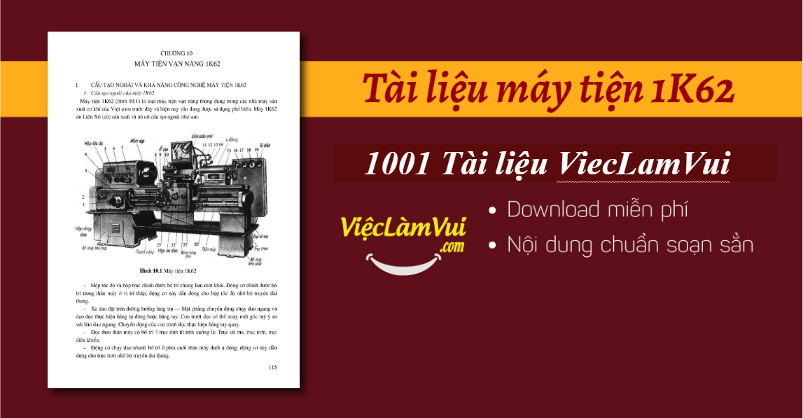 Tài liệu máy tiện 1K62