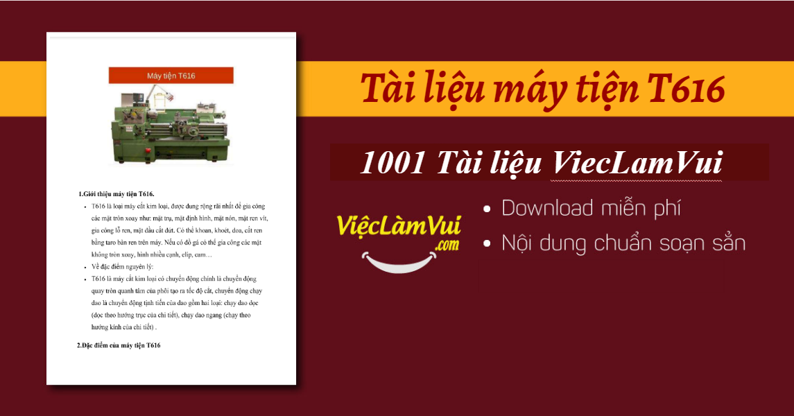 Tài liệu máy tiện T616
