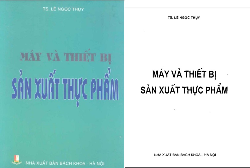 Giáo trình máy và thiết bị thực phẩm