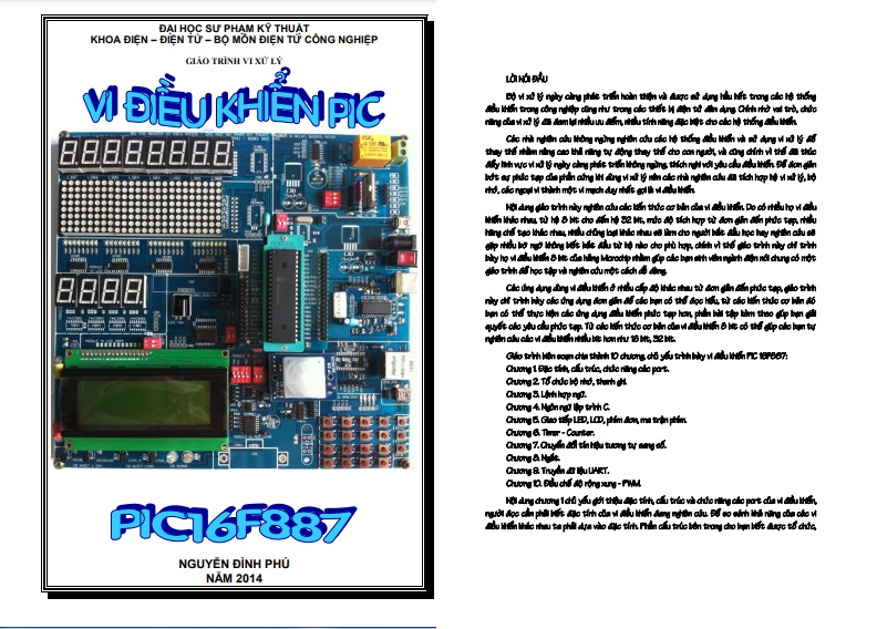 Giáo trình vi xử lý PIC16F887 Nguyễn Đình Phú