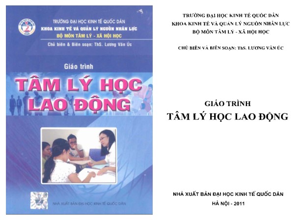 Giáo trình tâm lý học lao động PDF