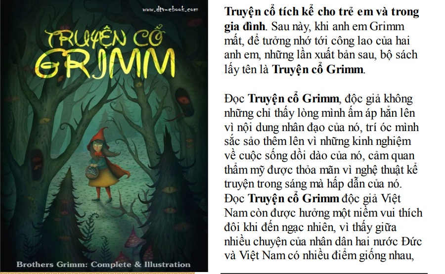 Truyện cổ Grimm PDF