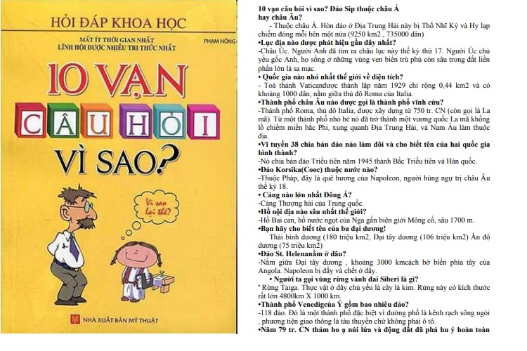 10 vạn câu hỏi vì sao cho bé PDF