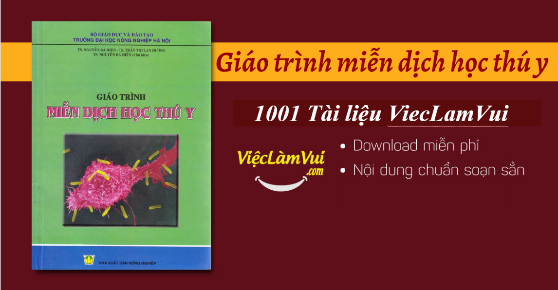 Giáo trình miễn dịch học thú y PDF