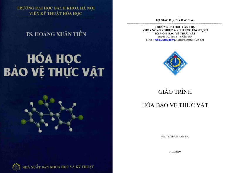 Giáo trình hóa bảo vệ thực vật PDF