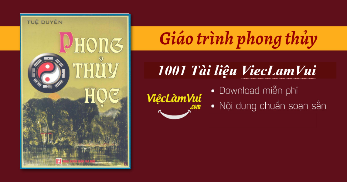 Giáo trình phong thủy PDF