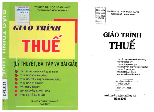 Giáo trình thuế lý thuyết bài tập và bài giải PDF