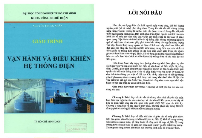 Giáo trình vận hành hệ thống điện