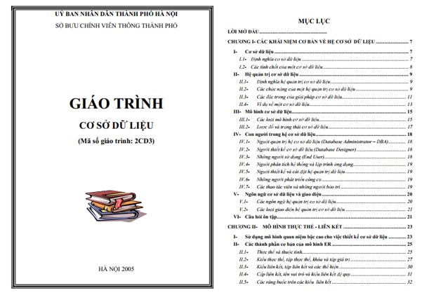 Giáo trình cơ sở dữ liệu Nguyễn Tuệ PDF - ViecLamVui